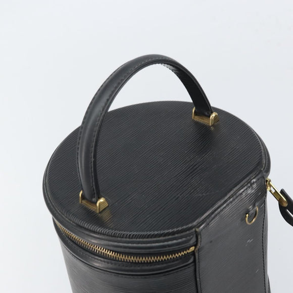 LOUIS VUITTON Epi Cannes Handtasche Schwarz M48032 LV Auth 165515