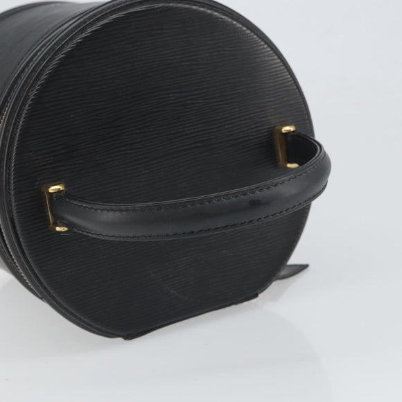 LOUIS VUITTON Epi Cannes Handtasche Schwarz M48032 LV Auth 165515