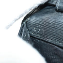 PRADA Chain wallet Shoulder Bag Leather Black Gold Auth 165528V-12