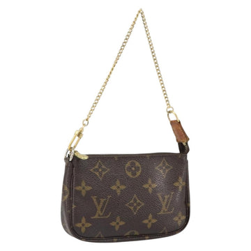 LOUIS VUITTON Monogram Mini Pochette Accessoires Pouch M58009 LV Auth 165542