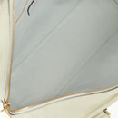 LOEWE Anagram Amazona 36 Hand Bag Leather White Gold Auth 165549V-9