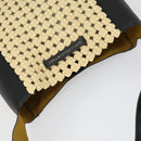 Stella MacCartney Shoulder Bag Straw Leather Beige Gold Auth 165555-6