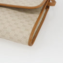GUCCI Micro GG Supreme Shoulder Bag PVC Beige Gold Auth 165558-9
