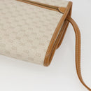 GUCCI Micro GG Supreme Shoulder Bag PVC Beige Gold Auth 165558-15