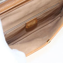 GUCCI Micro GG Supreme Shoulder Bag PVC Beige Gold Auth 165558-11
