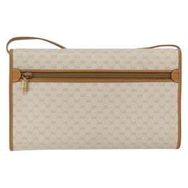 GUCCI Micro GG Supreme Shoulder Bag PVC Beige Gold Auth 165558 - 0