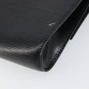 LOUIS VUITTON Epi Chaillot Clutch Bag Black M52542 LV Auth 165559-15