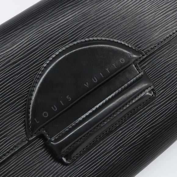 LOUIS VUITTON Epi Chaillot Clutch Bag Black M52542 LV Auth 165559