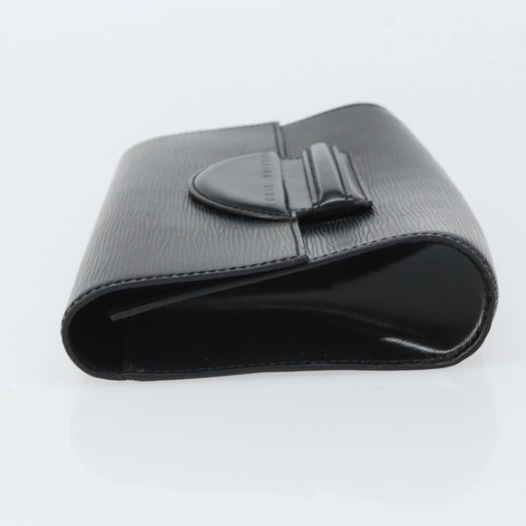 LOUIS VUITTON Epi Chaillot Clutch Bag Black M52542 LV Auth 165559