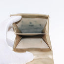 CHANEL Icon line Wallet Patent leather Gold CC Auth 165564-10