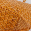 GOYARD Herringbone Saint Louis GM Tote Bag PVC Yellow Auth 165566SM-11