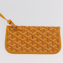 GOYARD Herringbone Saint Louis GM Tote Bag PVC Yellow Auth 165566SM-18