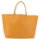 GOYARD Herringbone Saint Louis GM Tote Bag PVC Yellow Auth 165566SM-2