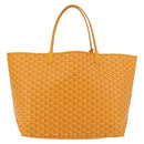 GOYARD Herringbone Saint Louis GM Tote Bag PVC Yellow Auth 165566SM-3