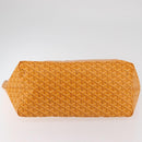 GOYARD Herringbone Saint Louis GM Tote Bag PVC Yellow Auth 165566SM-9