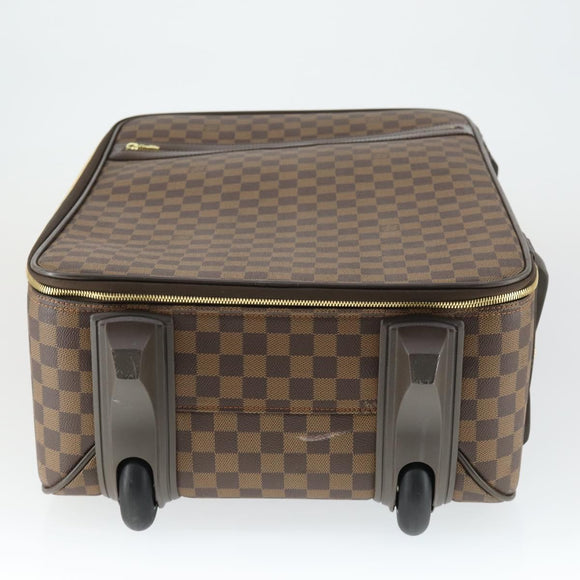 LOUIS VUITTON Damier Ebene Pegas 55 suitcase N23294 LV Auth 165571