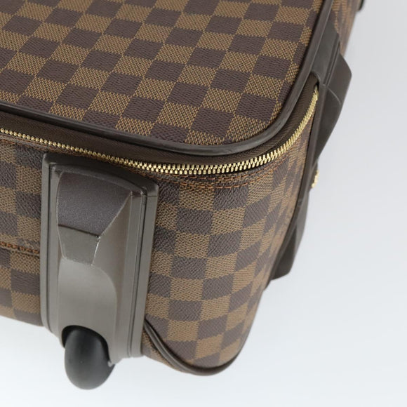 LOUIS VUITTON Damier Ebene Pegas 55 suitcase N23294 LV Auth 165571
