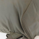 PRADA Backpack Nylon Gray Silver Auth 165573-18