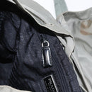PRADA Backpack Nylon Gray Silver Auth 165573-23
