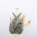 PRADA Backpack Nylon Gray Silver Auth 165573-25
