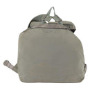 PRADA Backpack Nylon Gray Silver Auth 165573-2