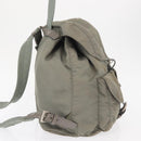 PRADA Backpack Nylon Gray Silver Auth 165573-4