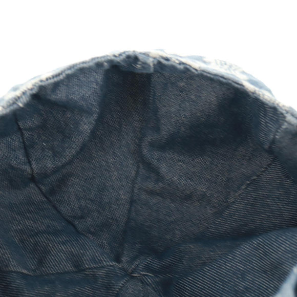 CELINE Macadam Canvas Cap Blue Auth 165608V