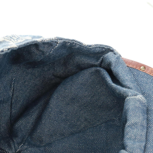 CELINE Macadam Canvas Cap Blue Auth 165608V