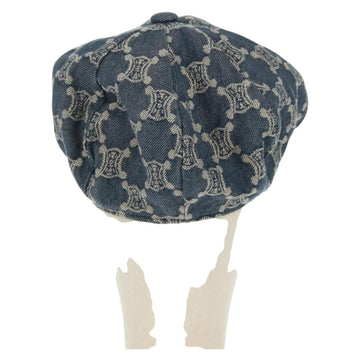 CELINE Macadam Canvas Cap Blue Auth 165608V - 0