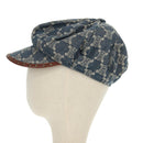 CELINE Macadam Canvas Cap Blau Auth 165608V-3