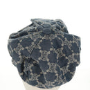 CELINE Macadam Canvas Cap Blue Auth 165608V-5