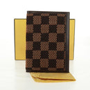 FENDI Beads Day Planner Cover Leather Brown Auth 165609V-12