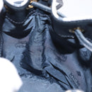 MCM Vicetos Logogram Shoulder Bag PVC Leather White Gold Auth 165611-19