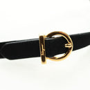 Salvatore Ferragamo Umhängetasche Wildleder Schwarz Gold Authentisch 165613V-14