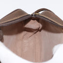 GUCCI GG Supreme Web Sherry Line Bag PVC Beige Gold 007 58 6112 4023 Auth 165618-19