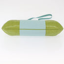 Salvatore Ferragamo Hand Bag Patent leather 2way Green Silver Auth 165620-11