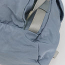 PRADA Backpack Nylon Light Blue Silver Auth 165621-16
