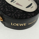 LOEWE Spirited Away Cookie Pouch Pouch Leather Black Gold Auth 165625SM-16