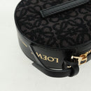 LOEWE Spirited Away Cookie Pouch Pouch Leather Black Gold Auth 165625SM-19