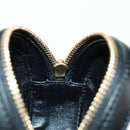 LOEWE Spirited Away Cookie Pouch Pouch Leather Black Gold Auth 165625SM-22