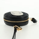 LOEWE Spirited Away Cookie Pouch Pouch Leather Black Gold Auth 165625SM-7