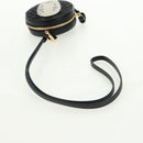 LOEWE Spirited Away Cookie Pouch Pouch Leather Black Gold Auth 165625SM-8