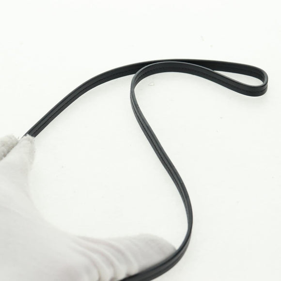 LOEWE Spirited Away Cookie Pouch Pouch Leather Black Gold Auth 165625SM