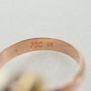 CARTIER Trinity Triple Ring Yellow Gold Gold Auth 165626SM-11