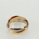 CARTIER Trinity Triple Ring Yellow Gold Gold Auth 165626SM-7