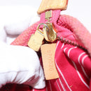 LOUIS VUITTON Antigua Pochette Plat PM Pouch Pink Rose M40068 LV Auth 165628-12