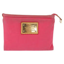 LOUIS VUITTON Antigua Pochette Plat PM Pouch Pink Rose M40068 LV Auth 165628-13