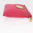 LOUIS VUITTON Antigua Pochette Plat PM Pouch Pink Rose M40068 LV Auth 165628-3