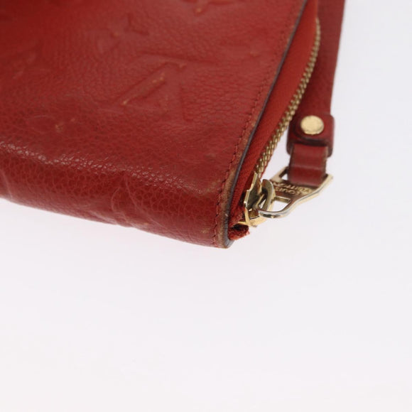 LOUIS VUITTON Empreinte Portefeuille Scalette Compact Wallet M60295 Auth 165629