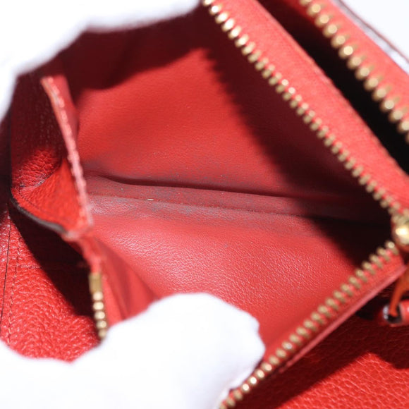 LOUIS VUITTON Empreinte Portefeuille Scalette Compact Wallet M60295 Auth 165629